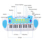 Love&Mini Piano Toy Keyboard for Kids - Baby Girls Toys with 31 Keys and Microphone Musical Instrument Birthday Gift for 3+ Year