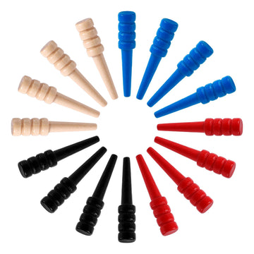 16Pcs Cribbage Pegs, Wooden Cribbage Board Pegs Fit 1/8 Inch Holes Crib Pins Cribbage Accessories For Traditional Cribbage Board