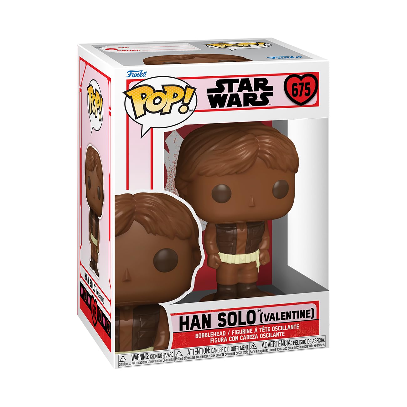 Funko Pop! Star Wars: Valentines, Han Solo - Collectable Vinyl Figure - Gift Idea - Official Merchandise - For Kids & Adults - M