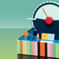 CMYK CMYK Wavelength Party Game Show Box - Mixed Colours, Acrylic, Model WAV01