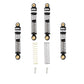 Rcawd 47Mm Scx24 Shocks Oil Type & Body Cilps For Axial 1/24 Scx24 Ax24 Front Rear Shock Series Upgrades Parts Silver