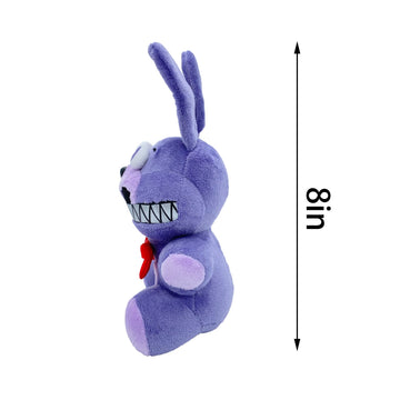 Nightmare Bonnie Plush Toy, Fnaf Plushies Toy, Fnaf All Character Stuffed Animal Doll Children'S Gift Collection,8   (Purple Bon