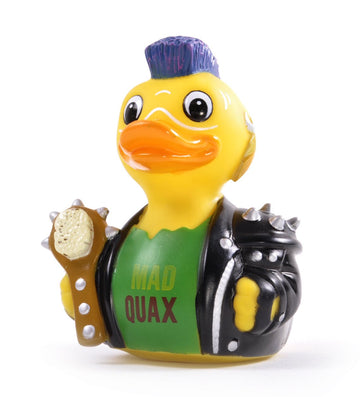 Celebriducks - Mad Quax-The Pond Warrior - Floating Rubber Ducks - Collectible Bath Toy Gift For Kids & Adults Of All Ages