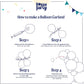 HOUSE OF PARTY Purple Balloons Garland Kit - Light Purple Balloon Arch, Rubber Material, Perfect for Easter, Graduation, Birthday, Wedding Decor
