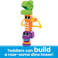 MEGA BLOKS Toddler Building Blocks Set, 24 Pieces, Plastic, Dinos, Model HKN43, Ages 1+