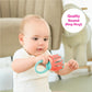 Edushape Maracas For Baby Set Of 2 - Boho Chic Colors - Toddler And Kids Maracas - Musical Instrument For Babies Baby Shaker Toy