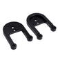 2Pcs Aluminum Front/Rear Shock Tower Hoops Bracket Mount For 1/10 Rc Car Rc4Wd Gelande Ii Chassis (Rear Shock Hoops)