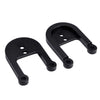 2Pcs Aluminum Front/Rear Shock Tower Hoops Bracket Mount For 1/10 Rc Car Rc4Wd Gelande Ii Chassis (Rear Shock Hoops)