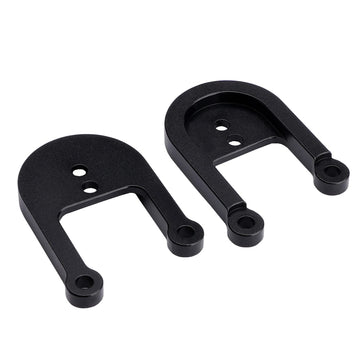 2Pcs Aluminum Front/Rear Shock Tower Hoops Bracket Mount For 1/10 Rc Car Rc4Wd Gelande Ii Chassis (Rear Shock Hoops)