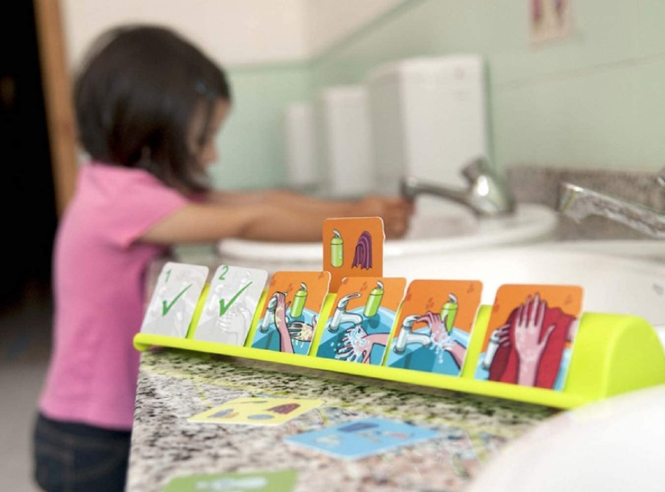 Miniland Educational - Learning Sequences: Hygiene Habits Playset