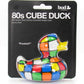 80S Cube (Rubicks) Rubber Duck By Bud Ducks | Elegant Gift Packaging - ''Puzzled!'' | Child Safe | Collectable