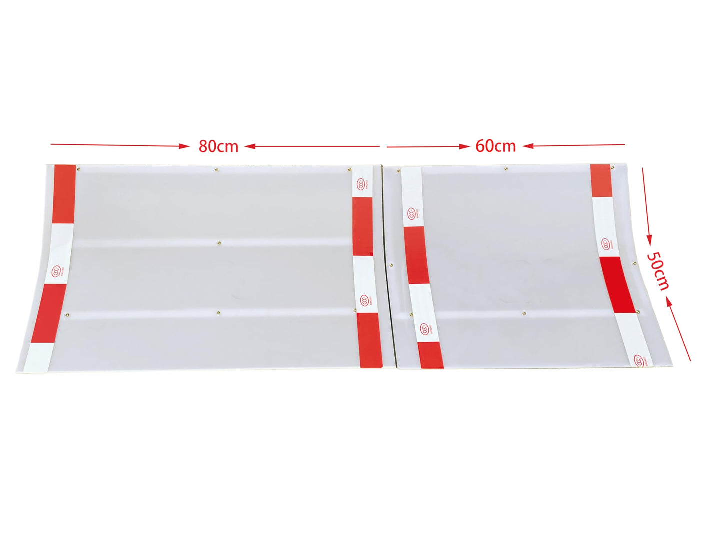 YSKMLOLP RC Car Jump Ramp - Stunt Playset for 1/5 to 1/16 Scale Cars, Stainless Steel, 50x60x20cm