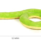 Ice King Bear Cute Green Snake Stuffed Animal Plush Toy (Lying)