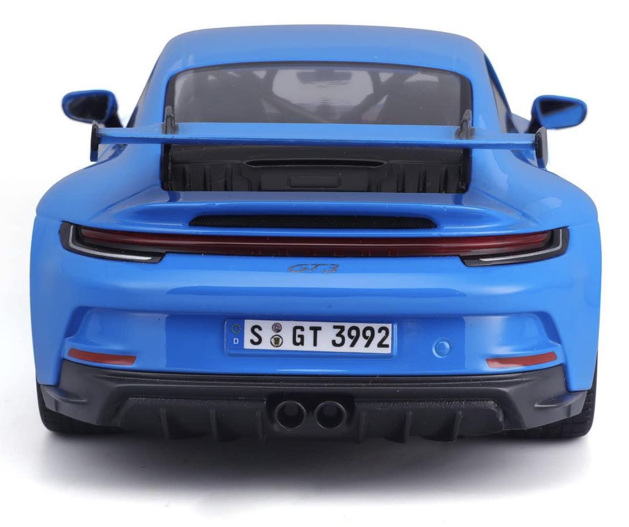 Maisto - 1/18 Scale Model Compatible With Porsche 911 Gt3 2022 Die-Cast Scale Model Sports Car Miniature (Blue)