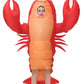 Searhmomo Inflatable Costume Lobster for Kids  Funny Halloween Lobster Blow Up Costumes Crawfish Costume with Huge Pincers for Boys Girls Cosplay Party