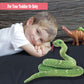 Mukouxun 112 Inch Stuffed Anaconda - Green Kids Plush Snake Toy with Prank Props