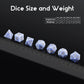 Stone Dice Set D&D, DNDND 7 PCS DND Dice with Gorgeous Gift Case for Dungeons and Dragon Tabletop Game (Purple Agate)