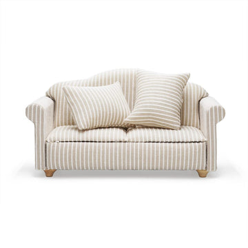 Odoria 1/12 Miniature Couch Sofa Dollhouse Furniture Accessories, Khaki
