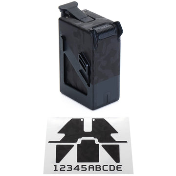Wrapgrade Skin Compatible With Dji Fpv | One Battery (Black Bumpy Camo)
