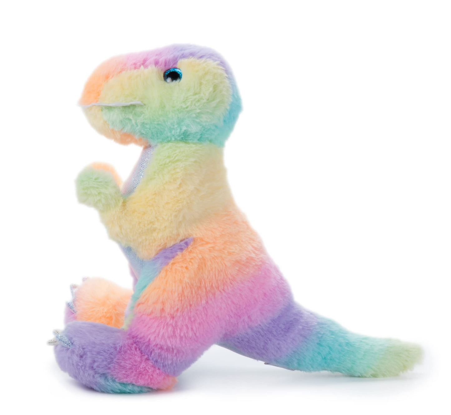 The Petting Zoo T-Rex Stuffed Animal Plush Toy, 12 inch, Multi, Made from Recycled Materials, Model 421802