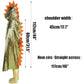 Qiaoniuniu Dinosaur Cape Dragon Hooded Cloak Halloween Costume Boy Girl Toddler Dress Up Clothes 3-8 Years Old Color Golden