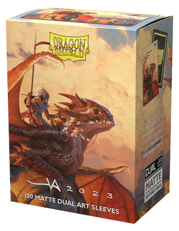 Dragon Shield Sleeves – Limited Edition Matte Dual Art: The Adameer 100 Ct - Card Sleeves - Smooth & Tough - Compatible With Pokémon, Magic The Gathering Cards & Digimon Mtg Tcg Ocg & Hockey Cards