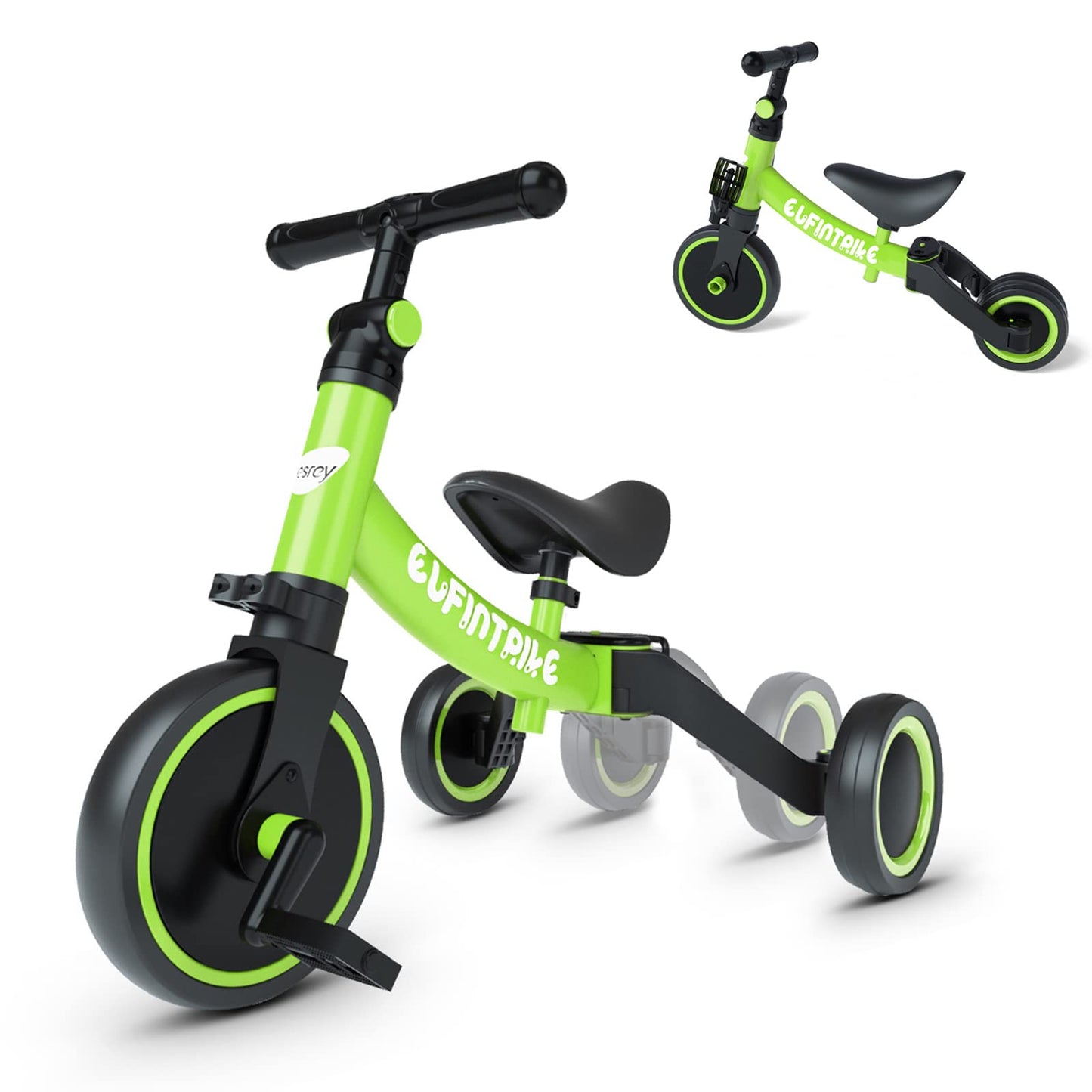 Besrey 5 In 1 Toddler Bike For 10 Month To 4 Years Old Kids, Toddler Tricycle Kids Trikes Tricycle, Gift & Toys For Boy & Girl, 