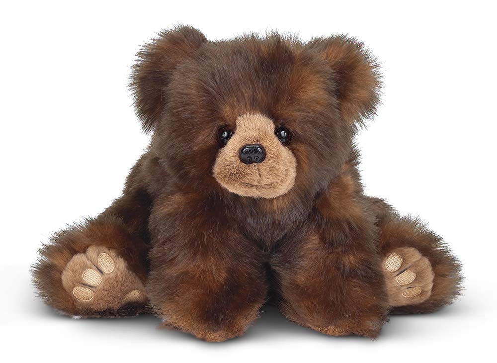 Bearington Huggy Ben Plush Stuffed Animal Brown Grizzly Bear, 19'
