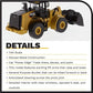 Diecast Masters 1:64 Caterpillar 950M Wheel Loader, Play & Collect Series Cat Trucks & Construction Equipment | 1:64 Scale Model