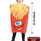 Seasons Halloween Costume Children Hamburg Costume French Fries Costume (French Fries Costume4-8T),Red,Medium
