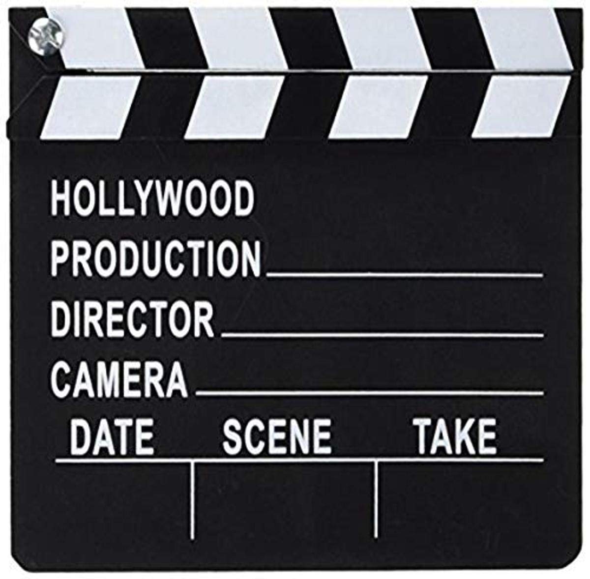 Rhode Island Novelty 7 Inch X 8 Inch Hollywood Movie Clapboard, One Per Order