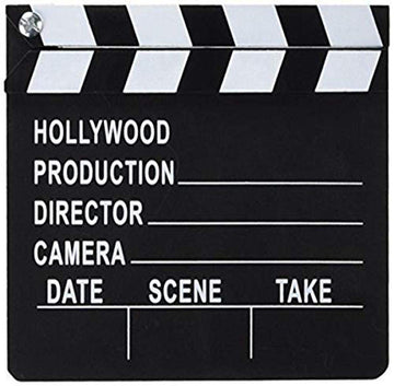 Rhode Island Novelty 7 Inch X 8 Inch Hollywood Movie Clapboard, One Per Order