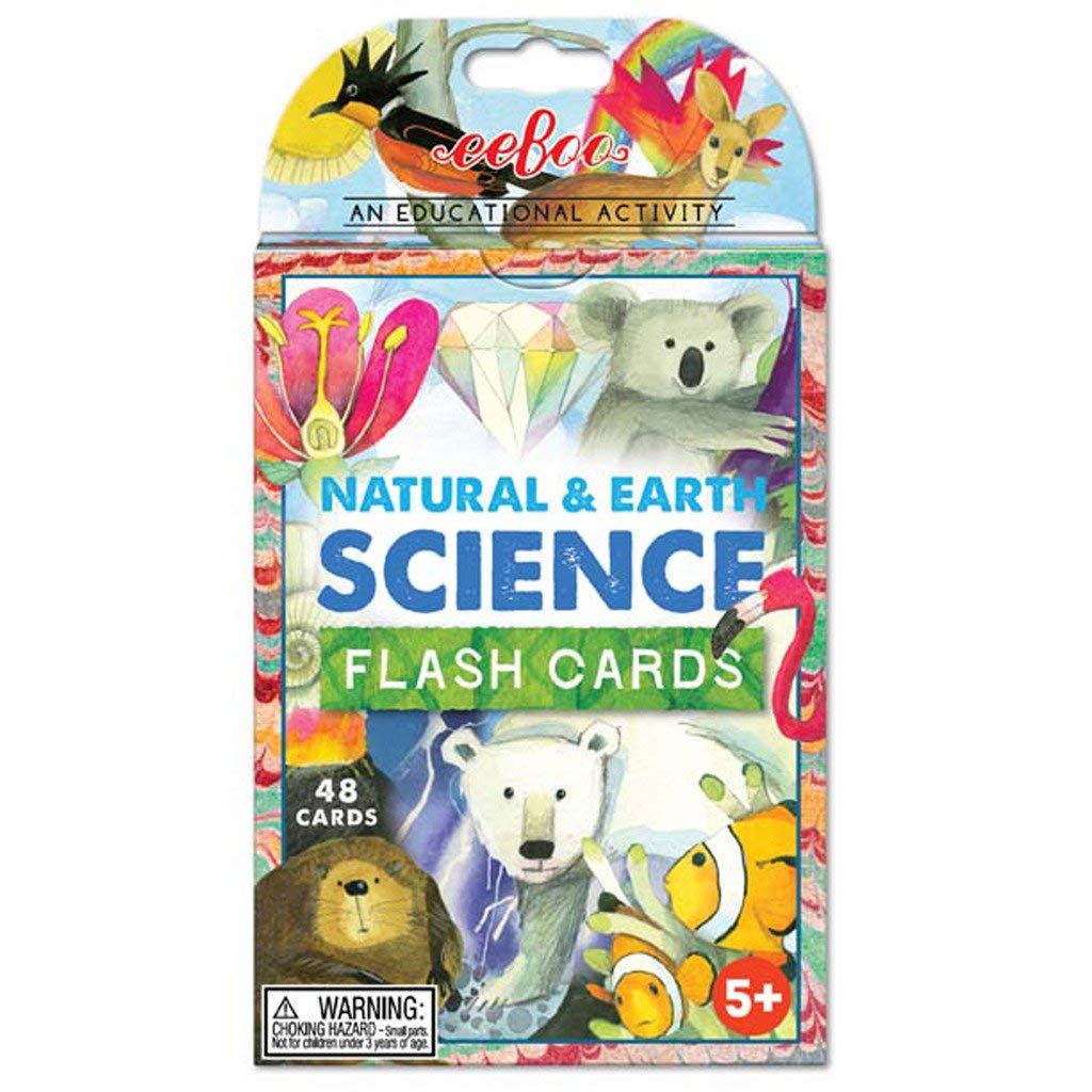 eeBoo: Natural and Earth Science Educational Flash Card, Includes a Colorful Illustration on One Side and Informational Facts on