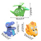 Jofan 4 Pack Dinosaur Toys Press And Go Dinosaur Cars Wind Up Toys For Kids Boys Girls Toddlers Christmas Stocking Stuffers Party Favors Gifts