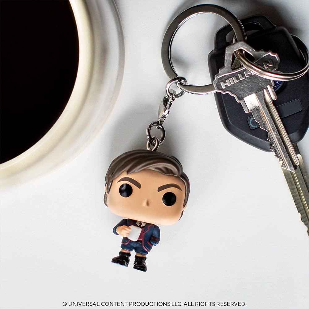 Funko Pop Pop! Keychain: Umbrella Academy - Number 5 Multicolor, 2 Inches