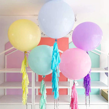 30Pcs Pastel Balloons 18 Inch Large Pastel Balloons Big Round Pastel Jumbo Latex Balloons For Easter Birthday Wedding Baby Shower Decorations