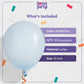 House Of Party Pastel Blue Party Balloons - 100 Pcs | 10 Inch Single Color Latex Balloons For Wedding, Baby Shower & Bachelorett
