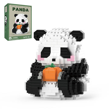 Mjddja Mini Building Blocks- Halloween Pumpkin Panda, Halloween Building Block Sets For Kids 6 7 8 9+, Mini Blocks Building Sets