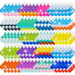 100 Square Mini Pop Keychain Bulk Party Favors Fidget Toys Bulk for Boy Girl mature-themed Fidgets Packs Sensory Stress Bauble Christmas Easter Birthday Party Supplies Goodie Bag Stuffer Classroom