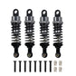 65mm Aluminum rc shock absorber damper Replacement A949-55 for 1/18 wltoys a959 a969 a979 k929 upgraded parts 4pcs/set(Titanium)