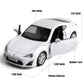 Rmz City 1:36 Diecasting Alloy Car Model Toyota 86 Toy Car, Pull Back Vehicles Toy Car For Toddlers Kids Boys Girls Gift White