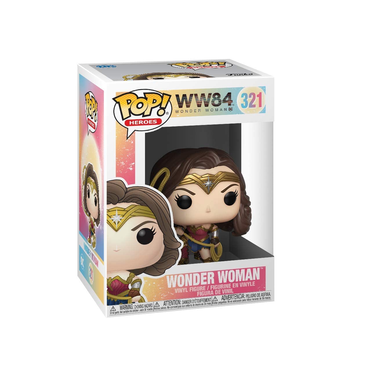 Funko Pop! Movies: Wonder Woman 1984 - Wonder Woman (Metallic), Multicolor (46663)
