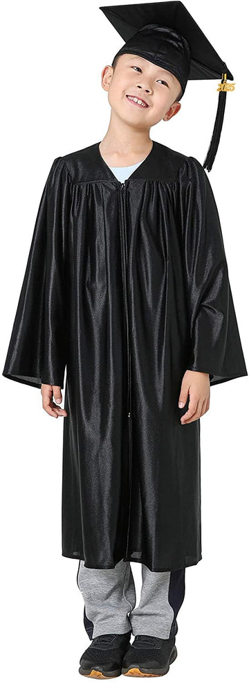 Graduatepro Kindergarten Graduation Cap And Gown Package Class Of 2025 For Kids With Stole Certificate As Party Gift Black 27