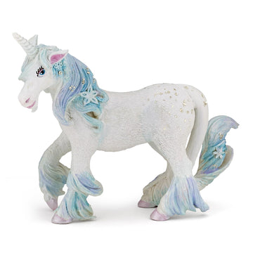 Papo -Hand-Painted - Figurine -The Enchanted World -Ice Unicorn -39104 - Collectible - For Children - Suitable For Boys And Girls - From 3 Years Old