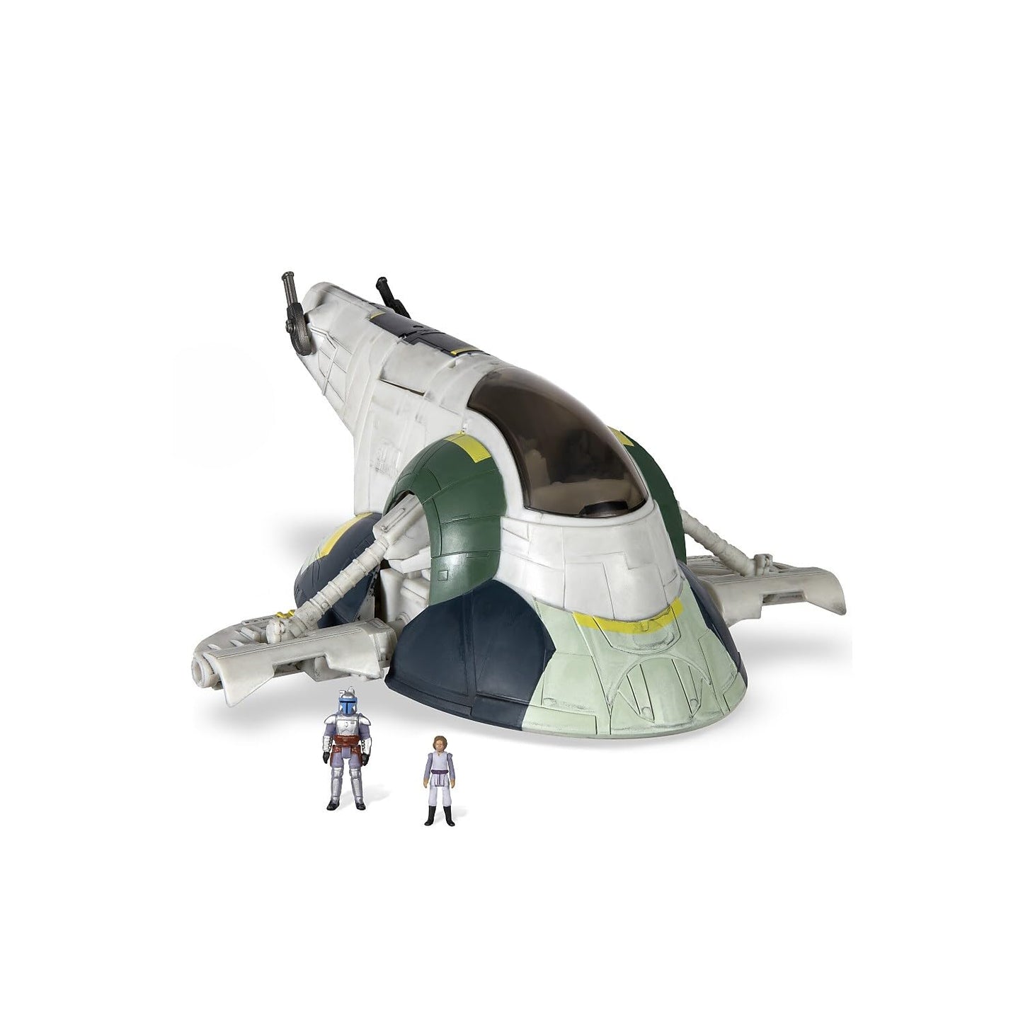 STAR WARS Deluxe Vehicle & Figure - Jango Fett's Starship, 8-inch, Multicolor, Model SWJ0031, Plastic