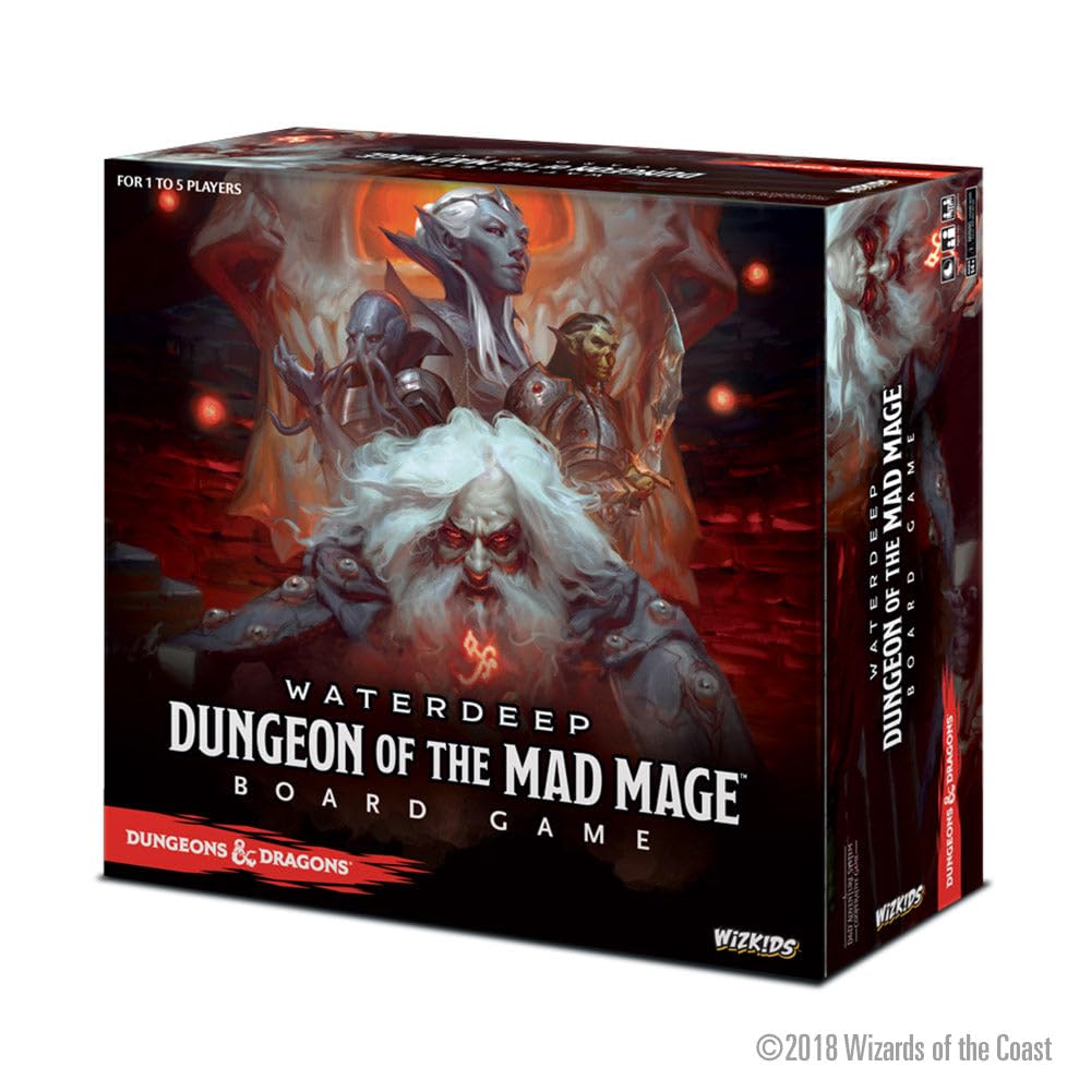 D&D Waterdeep: Dungeon of The Mad Mage Adventure System Board Game - Standard Ed