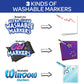 Crayola Washable Broad Line Marker Variety Box, 48 Ultra-Clean Markers, 64 Count, Gel FX & Window Markers, Ideal for Kids