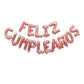 Letter Balloons Feliz Cumpleanos Rose Gold Balloon Happy Birthday Balloons Birthday Banner Decoration Party Decoration Supplies
