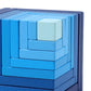 Atorse Wooden Puzzle Cubes Building Blocks Toy Montessori Brain Teaser Toys Gifts Blue 1|Baby | Toys For Baby | Developmental Ba