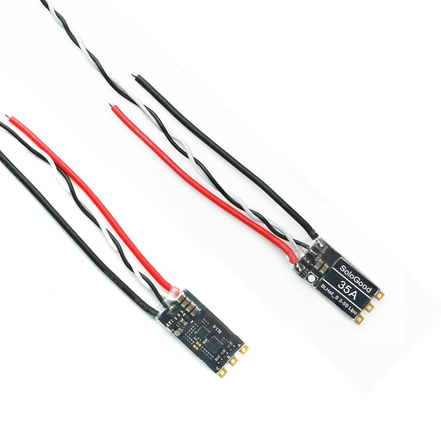 SoloGood 4Pcs 35A ESC 2-5S Brushless ESC Lipo BLHeli_S Brushless Electronic Speed Controller 45A Support D-Shot 150/300/600 for